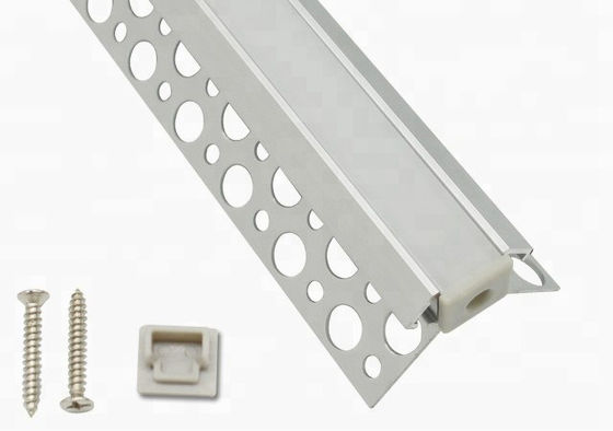 एक्सट्रूज़न Recessed एल्यूमिनियम एलईडी प्रोफाइल Anodized