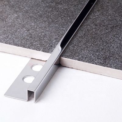 सजावटी किनारा संरक्षण Extruded एल्यूमिनियम टाइल ट्रिम प्रोफ़ाइल