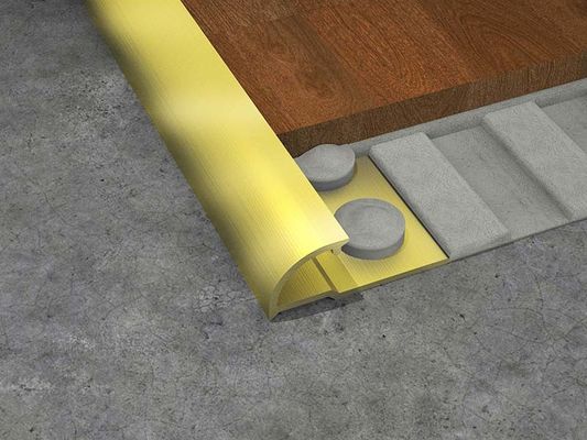 Brass Floor Transition Strip Brass Tile Trim 8mm Wood Floor Finishing Closing