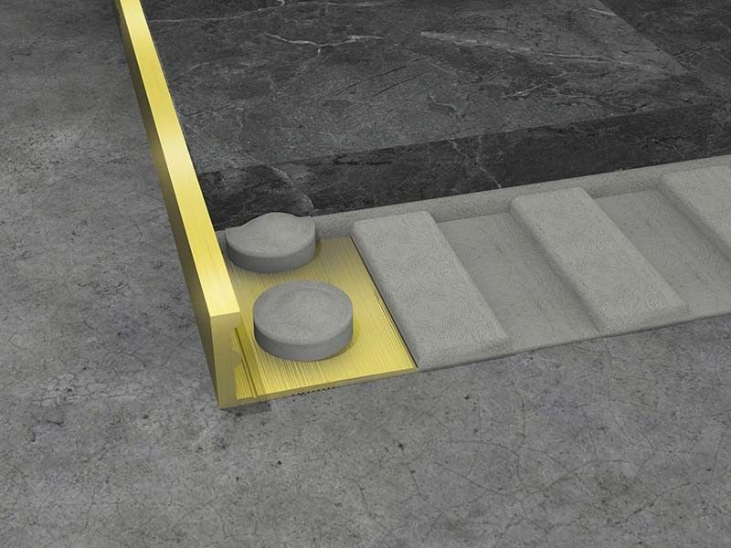Brass Floor Transition Strip Brass Tile Trim 8mm Wood Floor Finishing Closing
