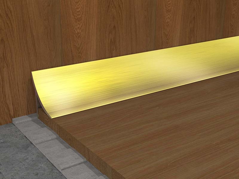 Brass Floor Transition Strip Brass Tile Trim 8mm Wood Floor Finishing Closing