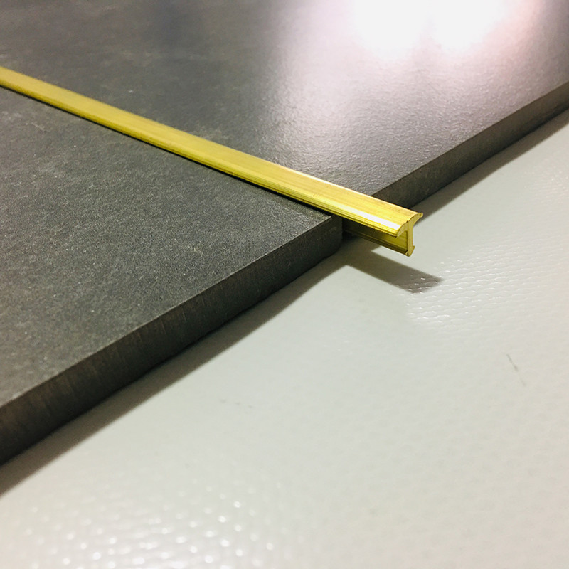 Brass Metal Transition Strip Brass Tile Trim 10mm Mirror Polished